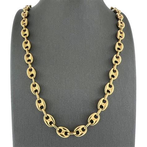 gold coin necklace gucci|Gucci gold chain necklaces.